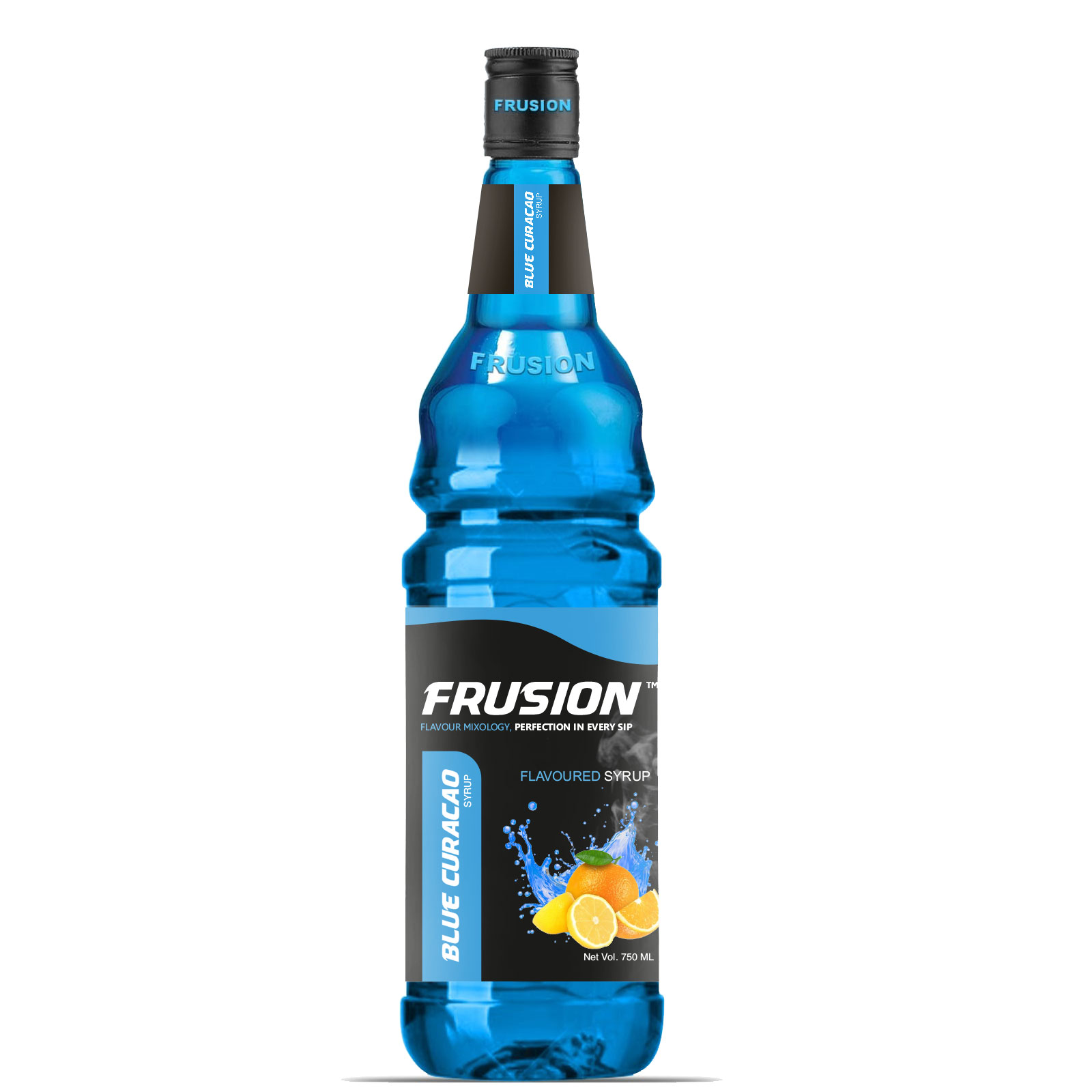 FRUSION BLUE CURACAO SYRUP 750 ML
