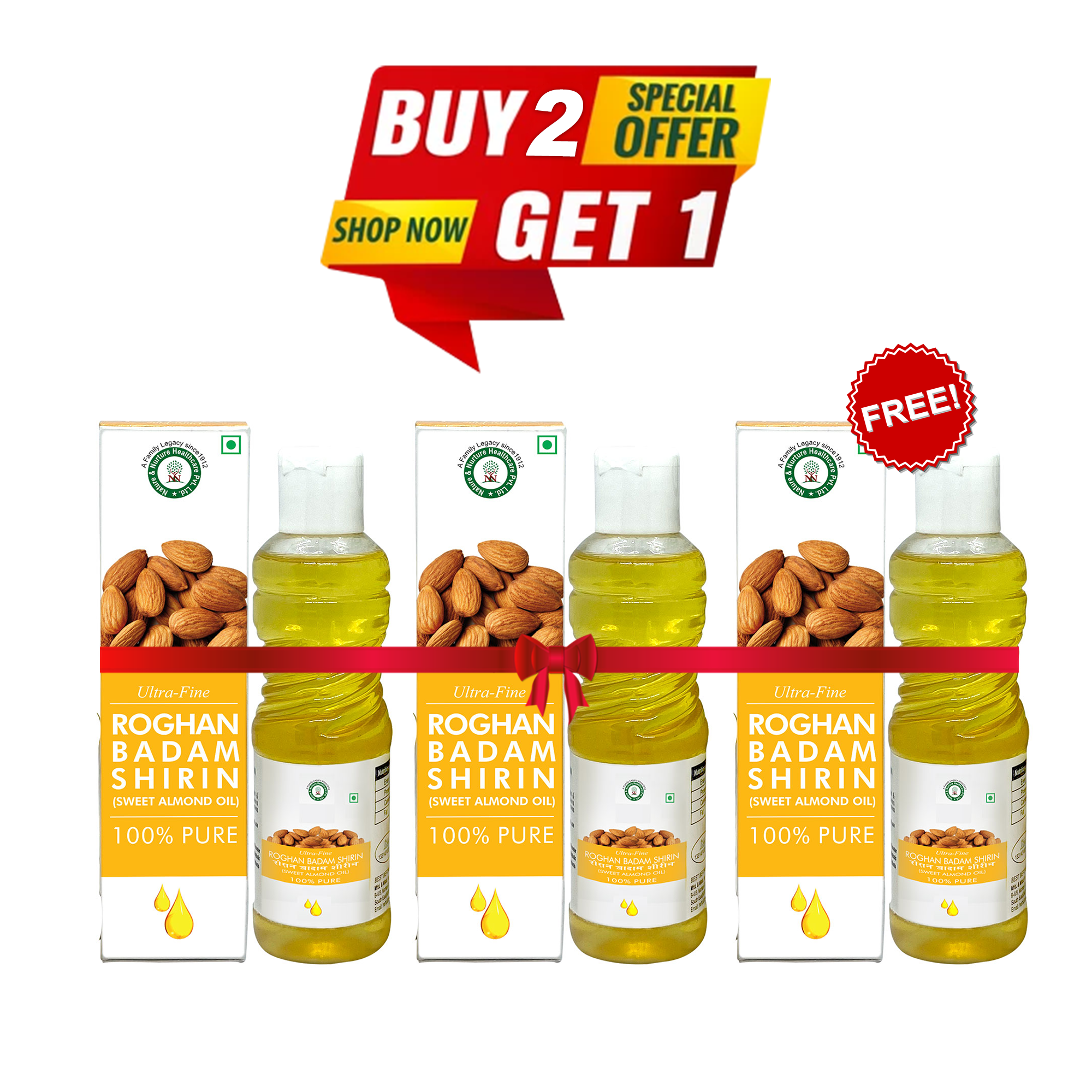 ROGHAN BADAM SHIRIN | 25 ML | BUY 2 GET 1 FREE