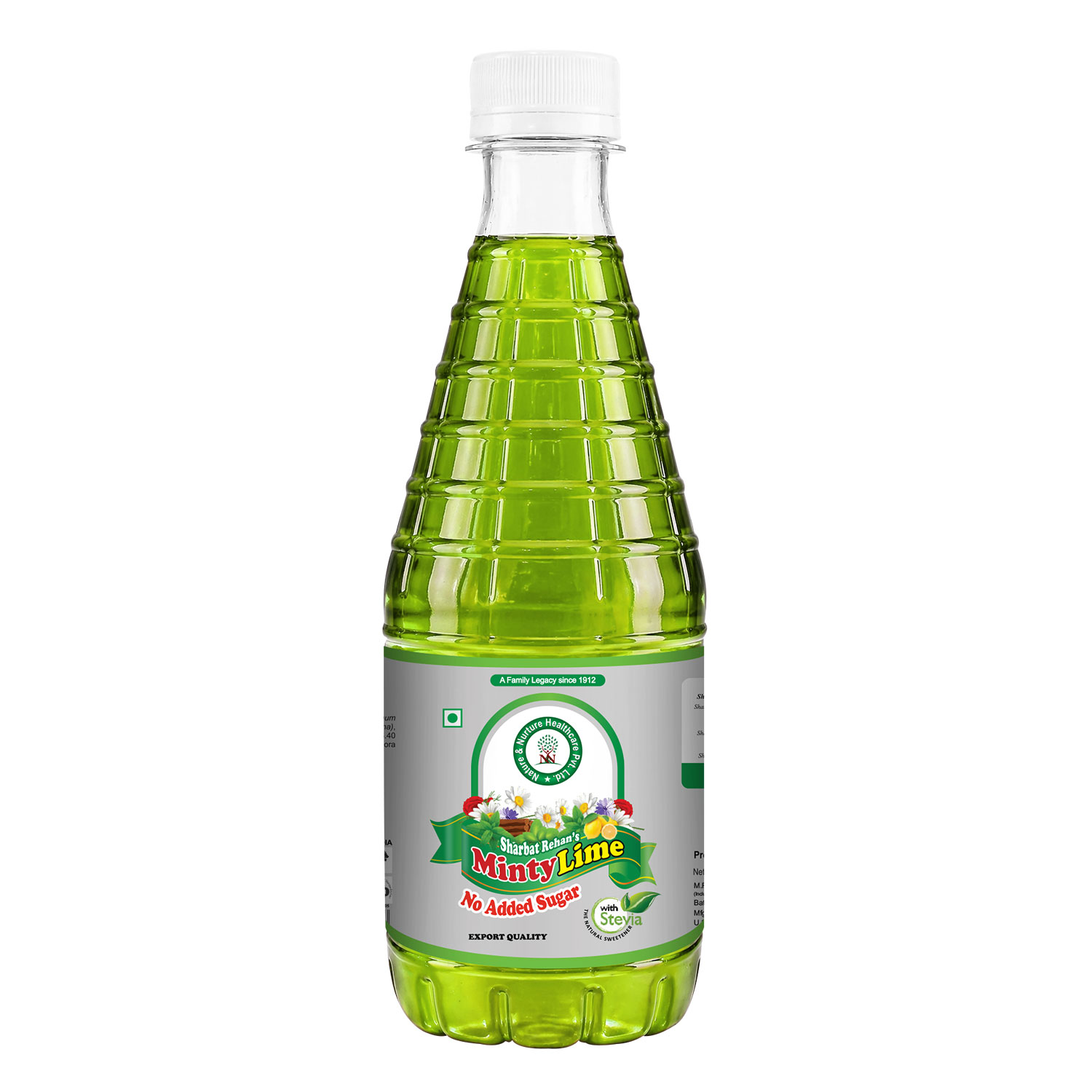 MINTY LIME NO ADDED SUGAR -500 ML